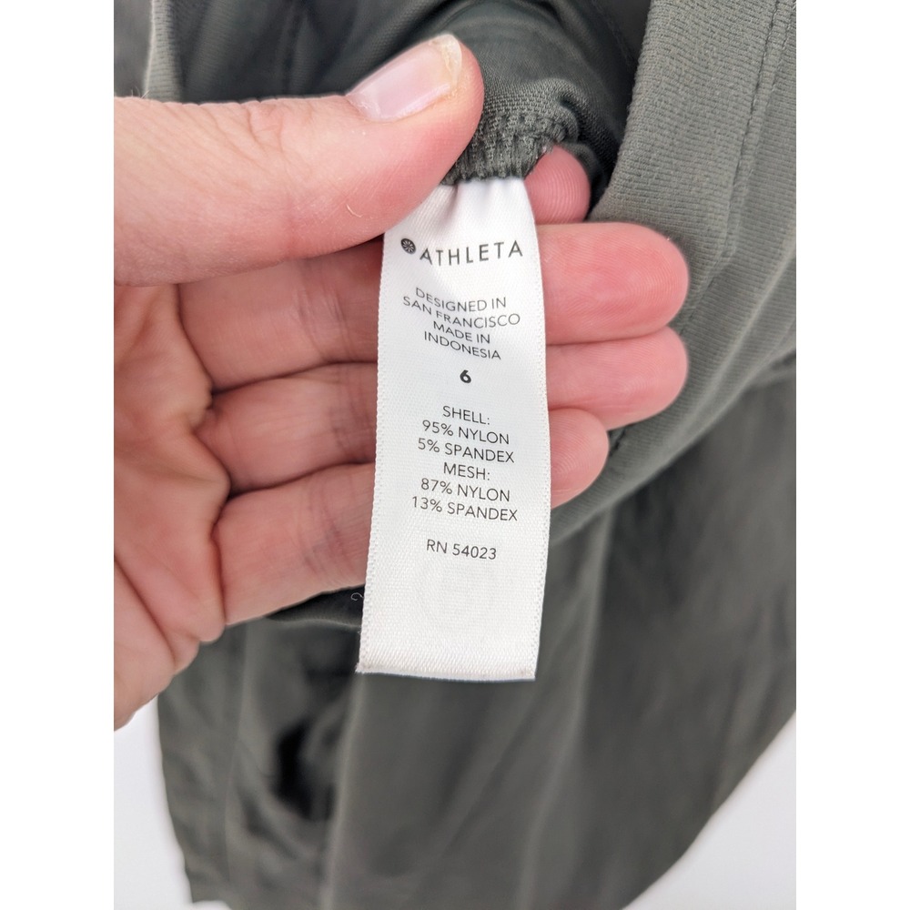 Athleta Trekkie North Jogger Pants Womens 6 Olive Green Gorpcore Drawstring - Picture 5 of 10